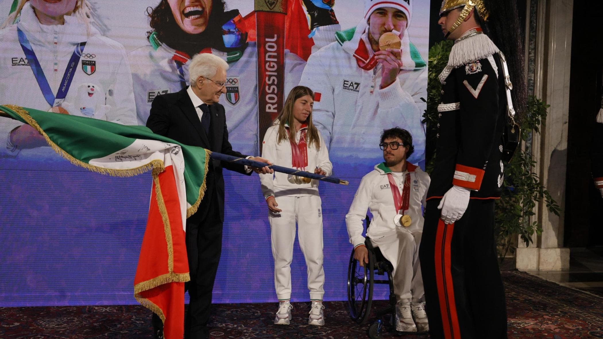 Mattarella agli azzurri: “Lo sport dimostra che la civiltà non si arrende alla violenza”