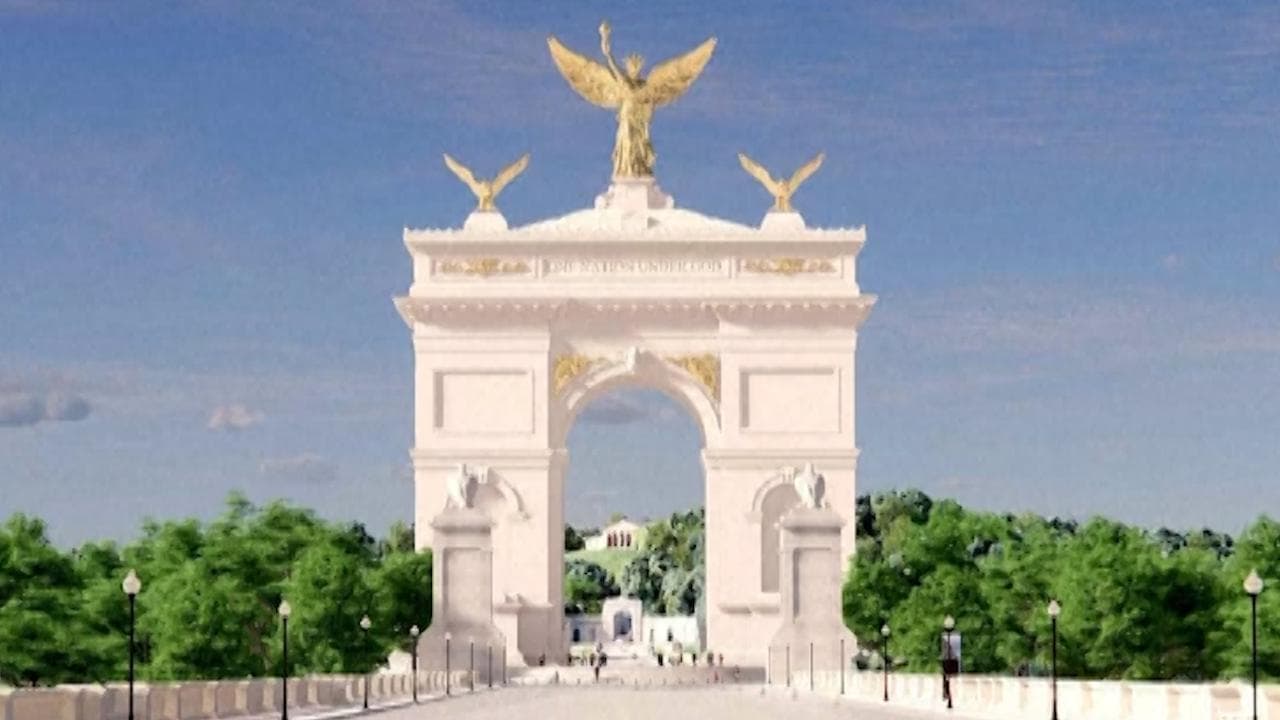 Stati Uniti, il faraonico progetto dell'Arco di Trionfo voluto da Trump a Washington