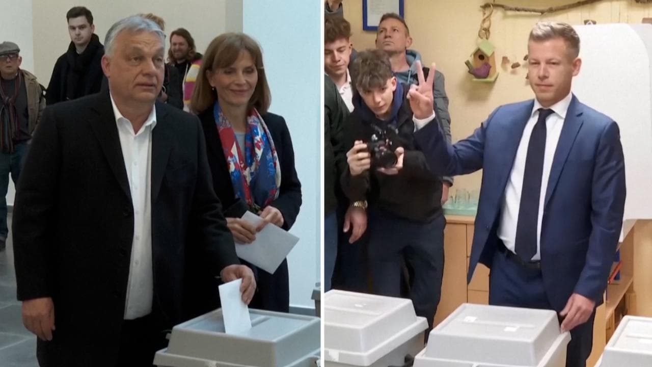Ungheria, sfida all'ultimo voto tra Orbàn e Magyar: i due leader alle urne
