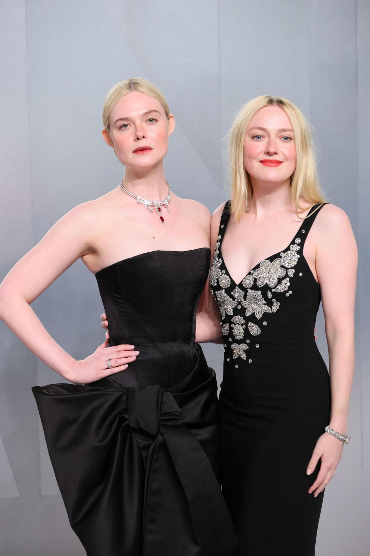 Con la sorella Dakota