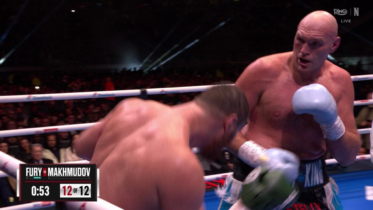 Fury, il ritorno davanti a 60mila persone: l'ultimo appassionante round con Makhmudov