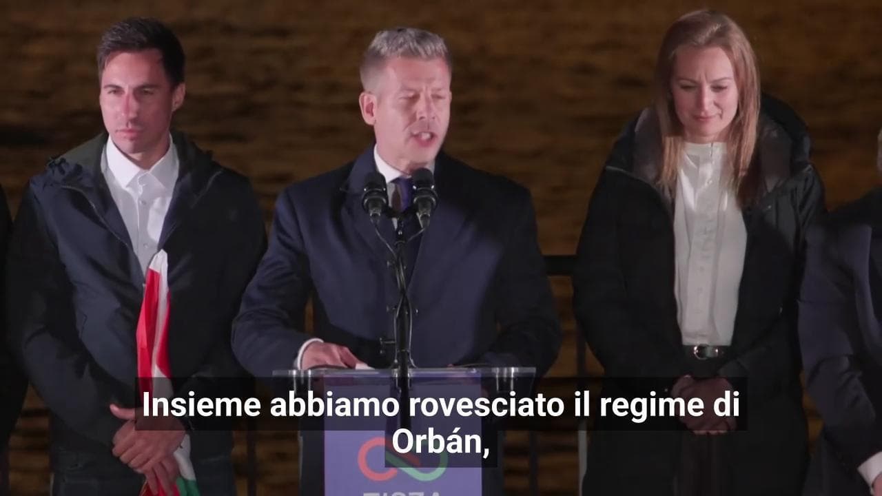 Elezioni in Ungheria, il discorso del vincitore Magyar: "Ci siamo ripresi la nostra patria"
