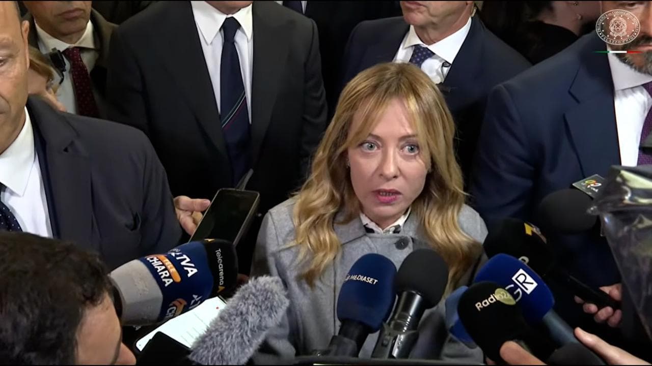 Meloni: "Ad amici e alleati bisogna saper dire di no, inaccettabili le parole di Trump sul papa"