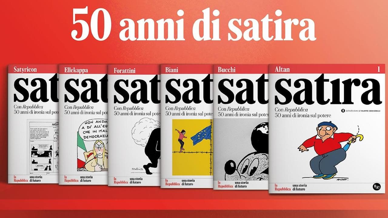 Mezzo secolo di satira, le grandi vignette in regalo con il quotidiano