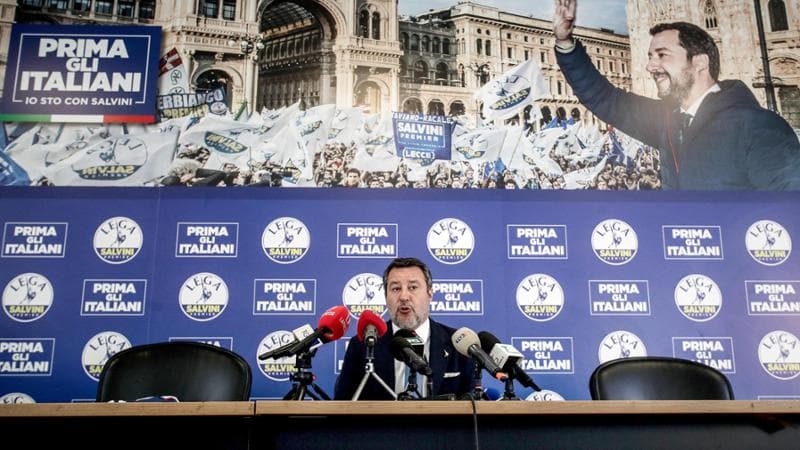 Anteprima: Salvini lancia la piazza dei Patrioti ma deve mollare Trump: “Per lui guerra finita già m…