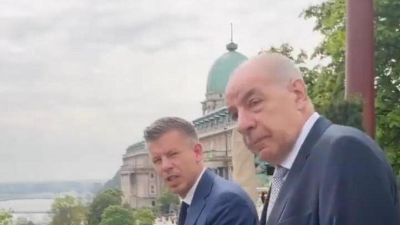 "Ma quello non è il primo ministro?": Magyar dal presidente ungherese, sul balcone accanto c'è Orbán