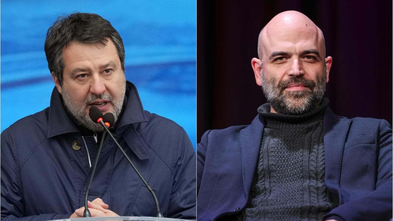 Definì Salvini “ministro della malavita”, Saviano assolto. Il vicepremier: “Lo querelerò di nuovo” | Il video