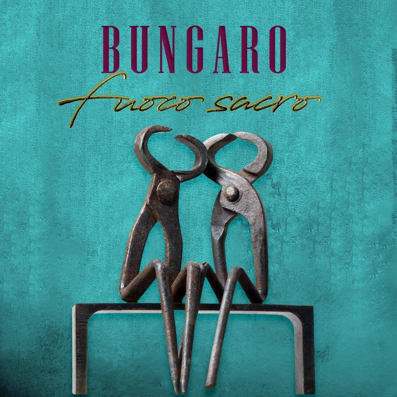 La copertina del nuovo album di Bungaro, "Fuoco sacro"