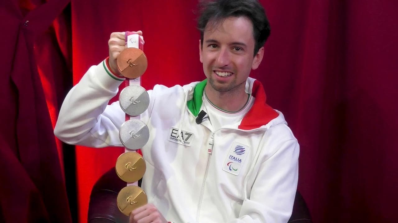 Giacomo Bertagnolli, 13 medaglie alle Paralimpiadi: "Lo sci è la mia rivincita, gioco ad armi pari"