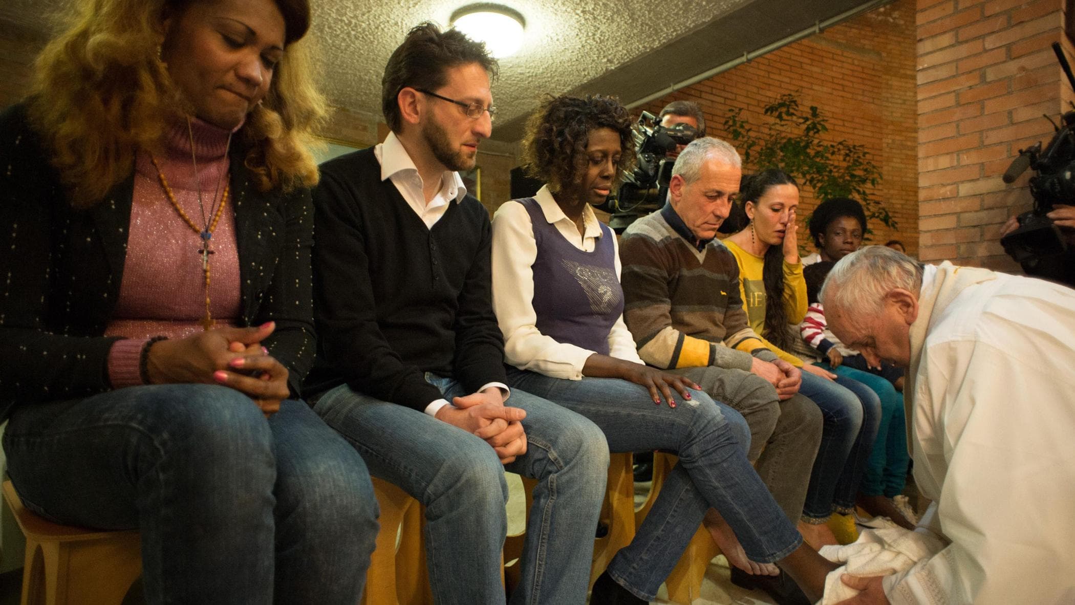 Quando Bergogliolavò i piedi a Isabel