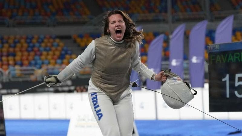 La gioia di Martina Favaretto (foto Bizzi)