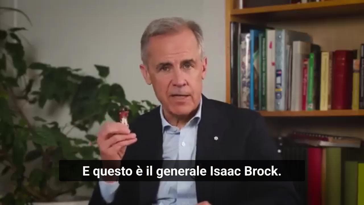 Il premier canadese Carney: "Guardo il generale Brock e penso che dobbiamo difenderci da Trump"