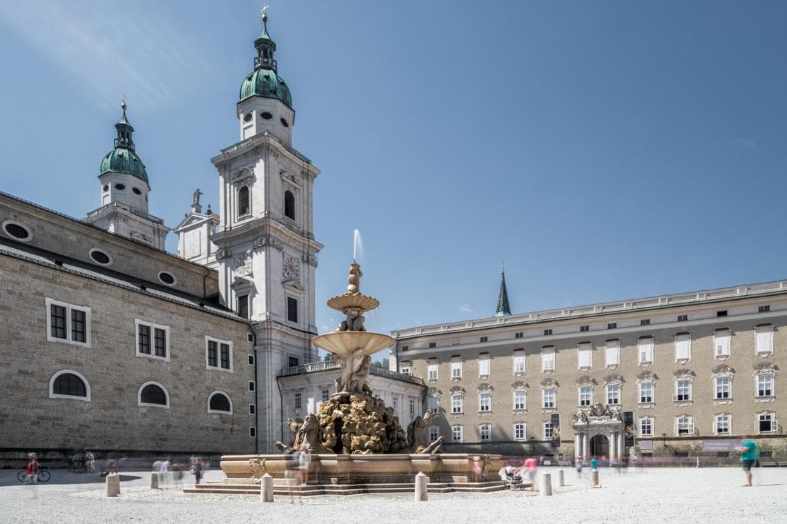 Residenzplatz Salisburgo ©Tourismus Salzburg GmbH