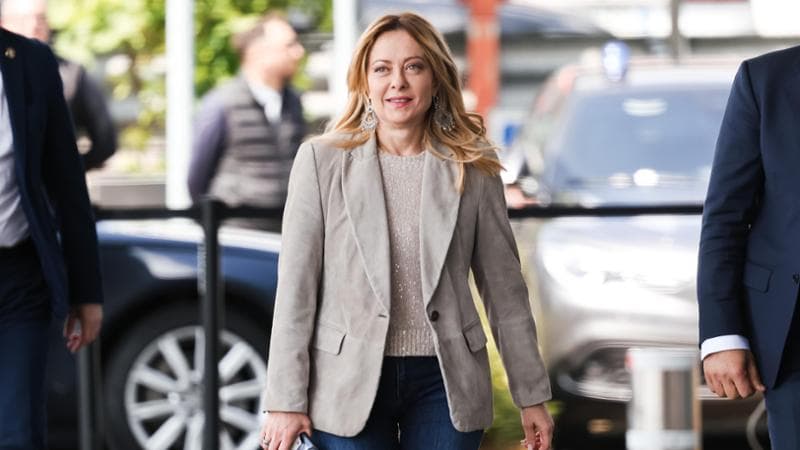 La premier Giorgia Meloni