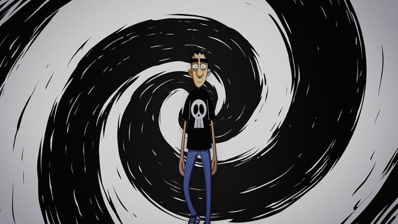Un frame di Due spicci di Zerocalcare. Per il 42 per cento dei Millennials i soldi e il costo della vita sono la più ingombrante fonte di stress (Netflix)