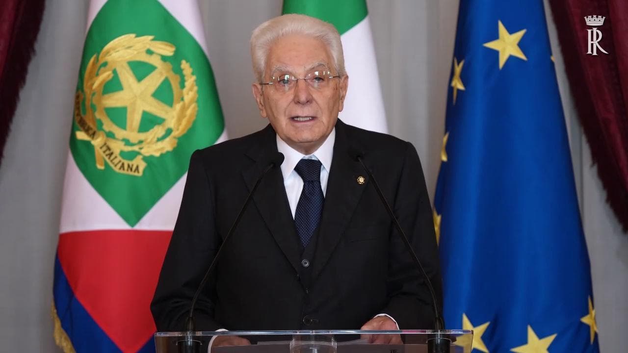 Mattarella: "Se prevale la legge del più forte è barbarie nella vita internazionale"