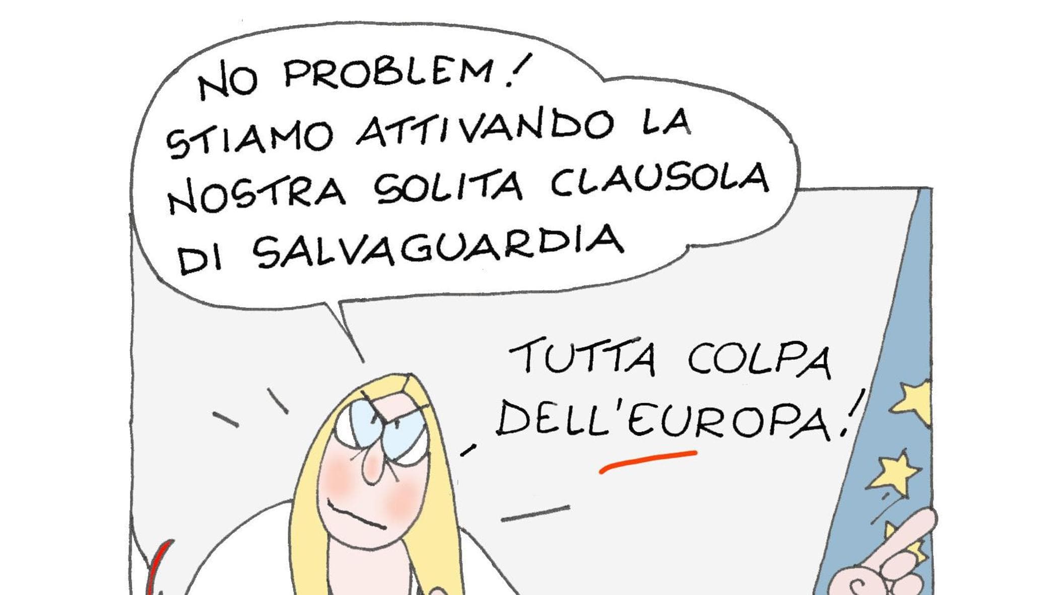 I conti di Meloni: la vignetta di Ellekappa