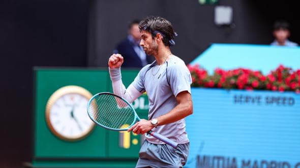 Musetti-Griekspoor 6-4 0-1, l'azzurro al servizio. In palio gli ottavi a Madrid