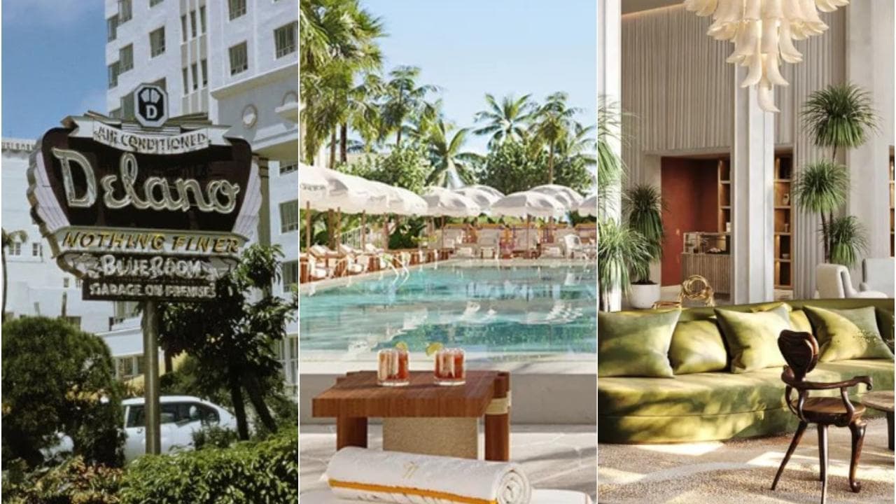 Miami, riapre lo storico hotel Delano Beach Club: le prime immagini