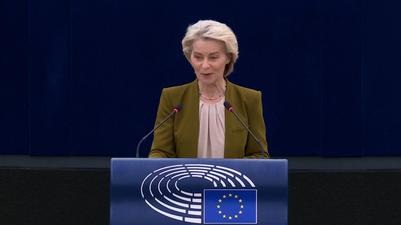 Von der Leyen: "So di parlare alla platea sbagliata ma abbiamo ancora 95 miliardi Ue per l'energia"