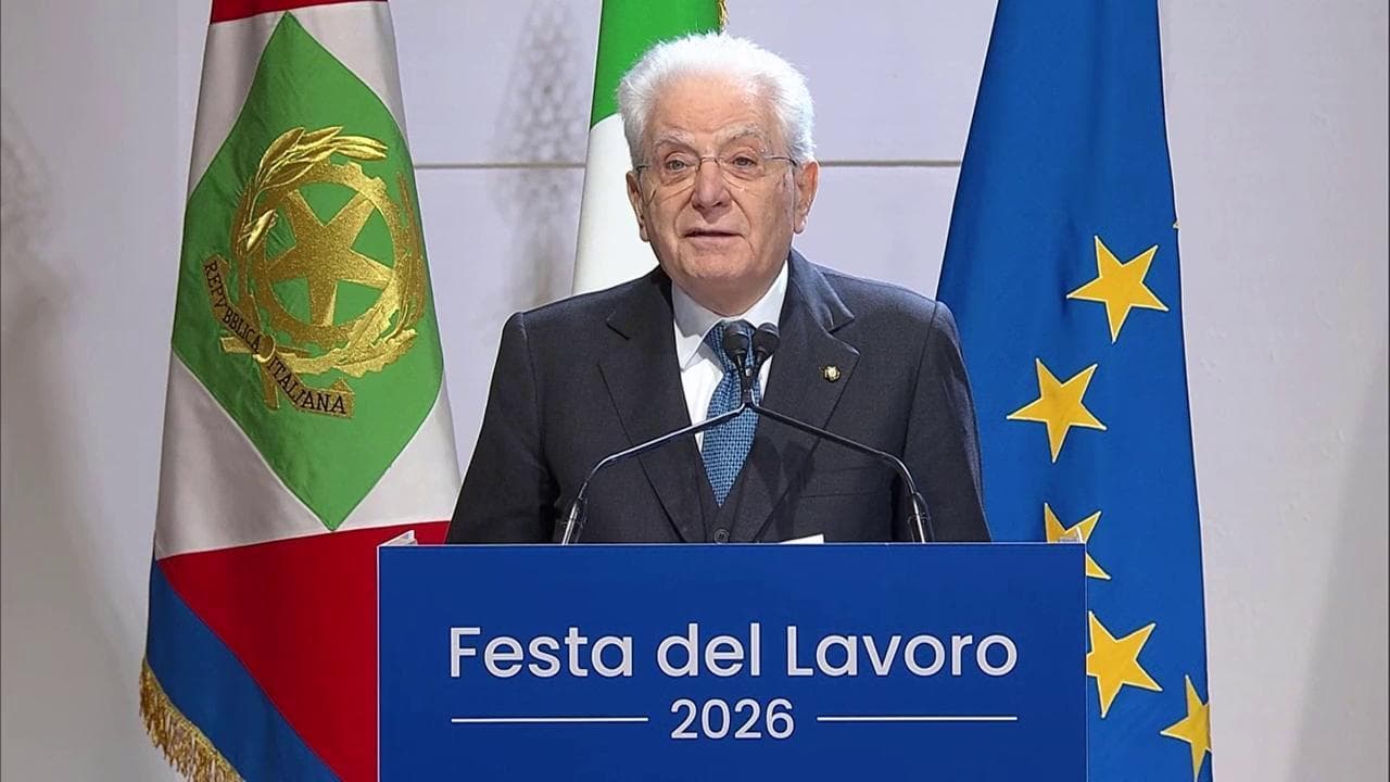 Primo Maggio, Mattarella: "Liberiamo risorse di donne e giovani. Morti sul lavoro inaccettabili"
