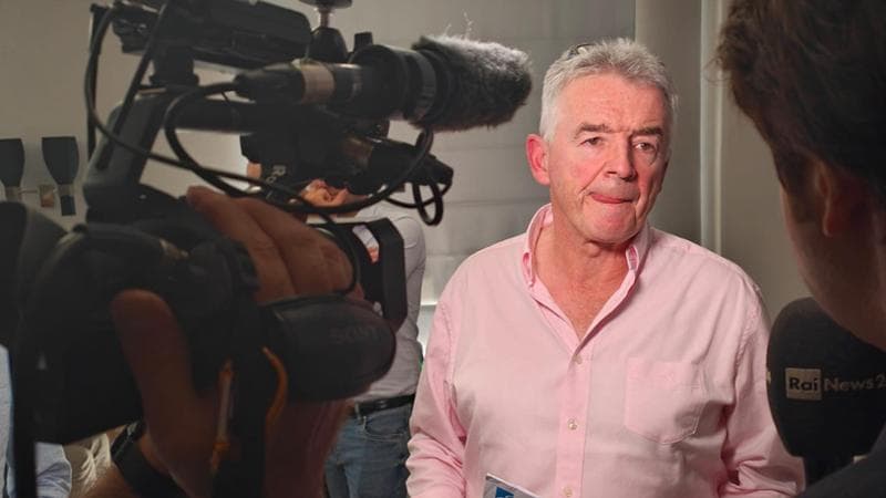 Michael O'Leary, ad del Gruppo Ryanair