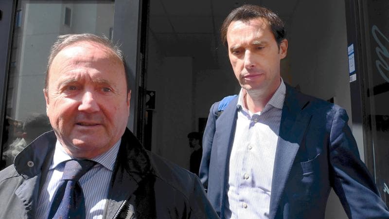 Andrea Gervasoni dopo l'incontro con la Guardia di Finanza in merito allo scandalo arbitri
