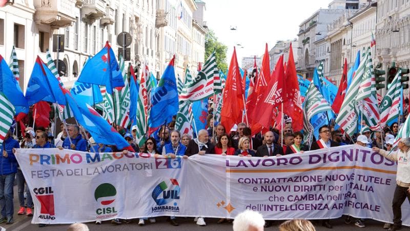 Milano, Primo maggio: in piazza per il lavoro