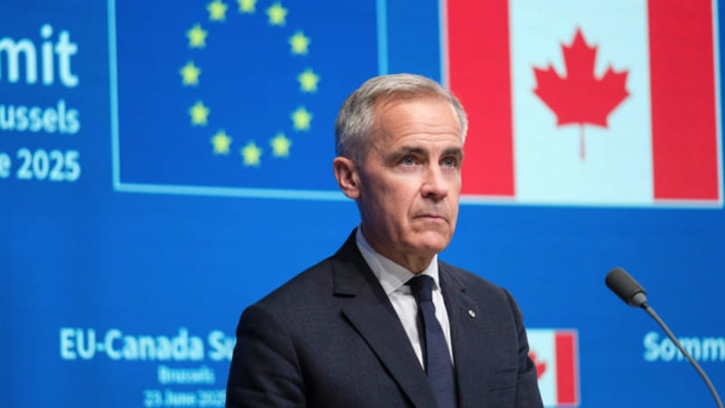 Il premier canadese Mark Carney (Getty)
