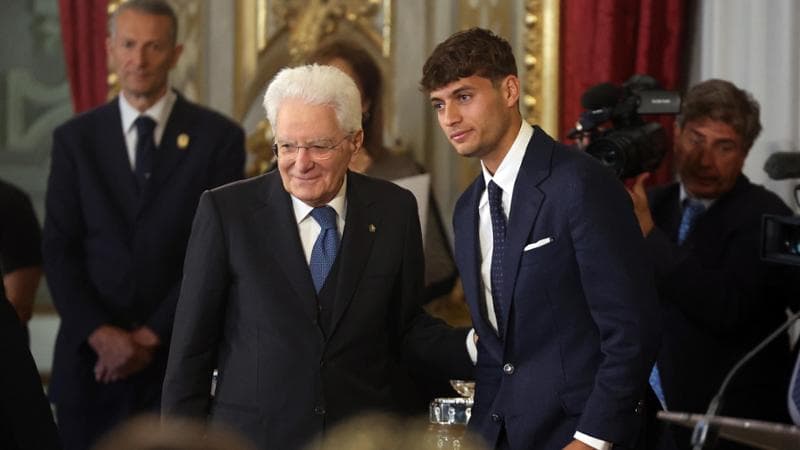 Flavio Cobolli dal presidente Mattarella