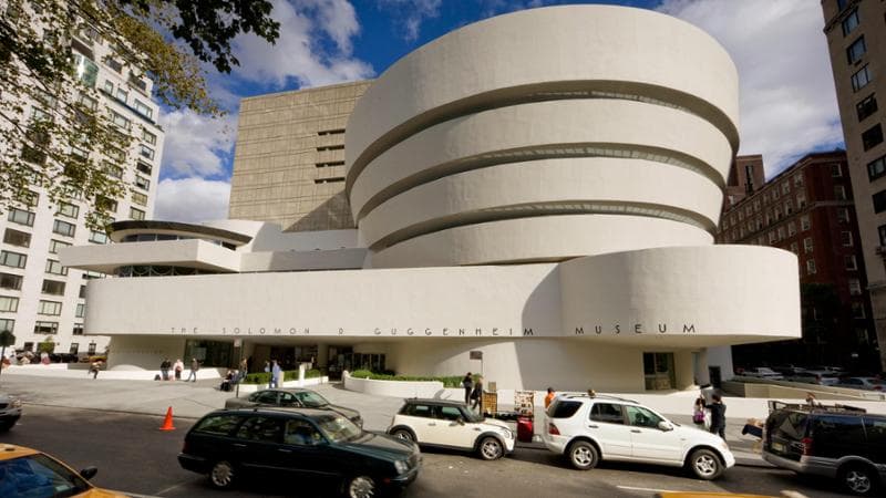 1071 Fifth Avenue; Solomon R. Guggenheim Museum in New York, New York; Architect Frank Lloyd Wright