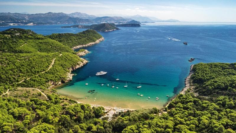 Spiaggia di Šunj, Lopud (Mezzo), Aleksandar Gospić, Cntb