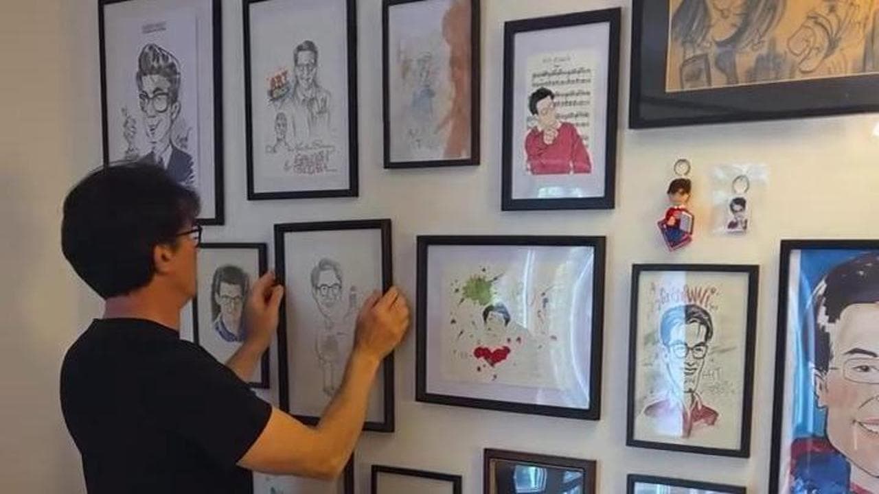 Muciaccia sistema la parete dei disegni dei "bambini cresciuti" con Art Attack