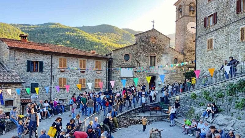 Raggiolo, Festa di castagnatura