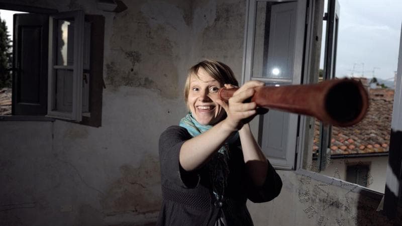 Iselin Boe nella casa di Galileo Galilei
