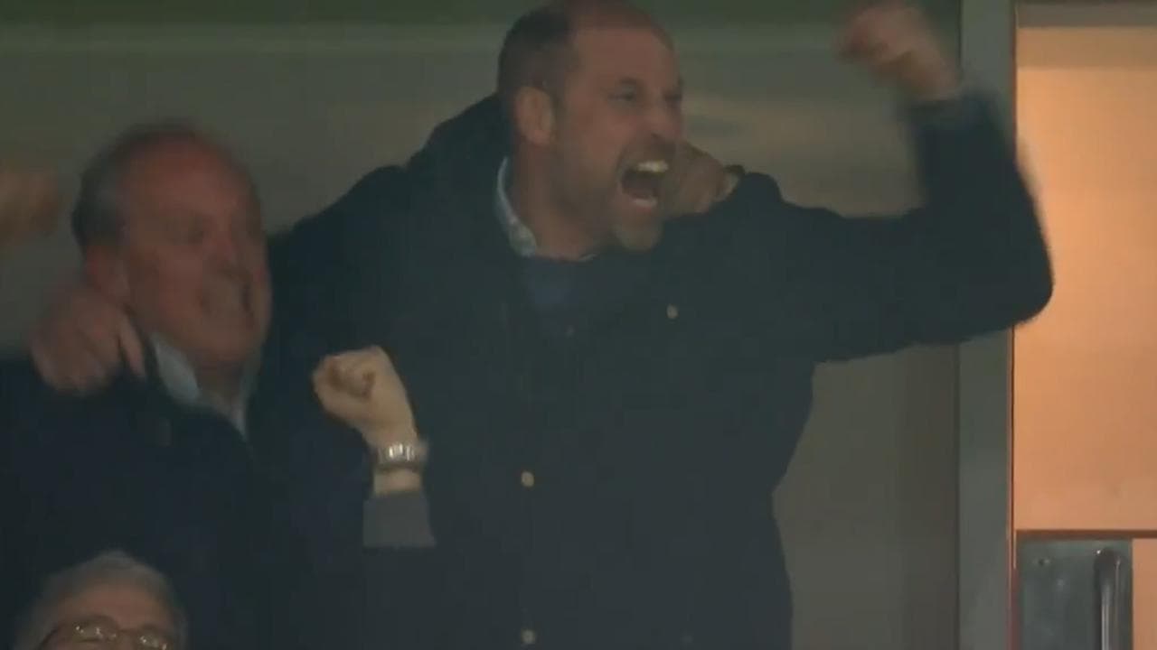 Calcio, il gol dell'Aston Villa per la finale Europa League: l'esultanza reale del principe William