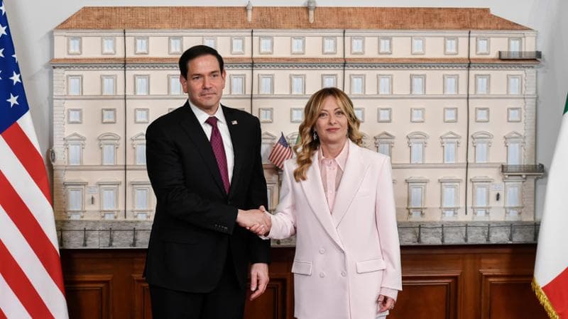 Rubio a Roma, Meloni: “L’Italia difende i suoi interessi come fanno gli Usa”