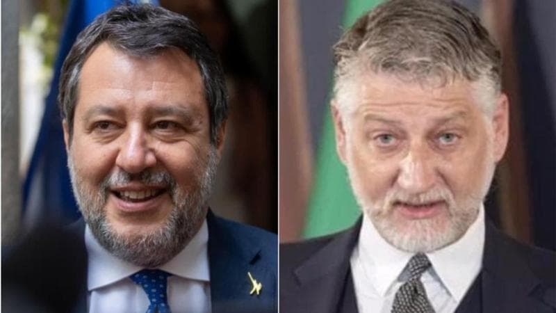 Copertina: Scontro Salvini-Giuli nella chat del Cdm. L’ira di Meloni per la disputa