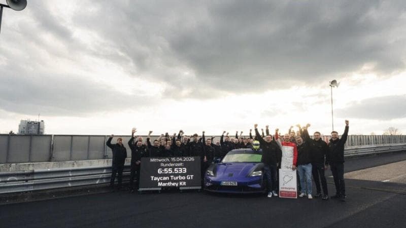Manthey kitli Porsche Taycan Turbo GT, Nürburgring-Nordschleife'de yeni rekoru kırdı
