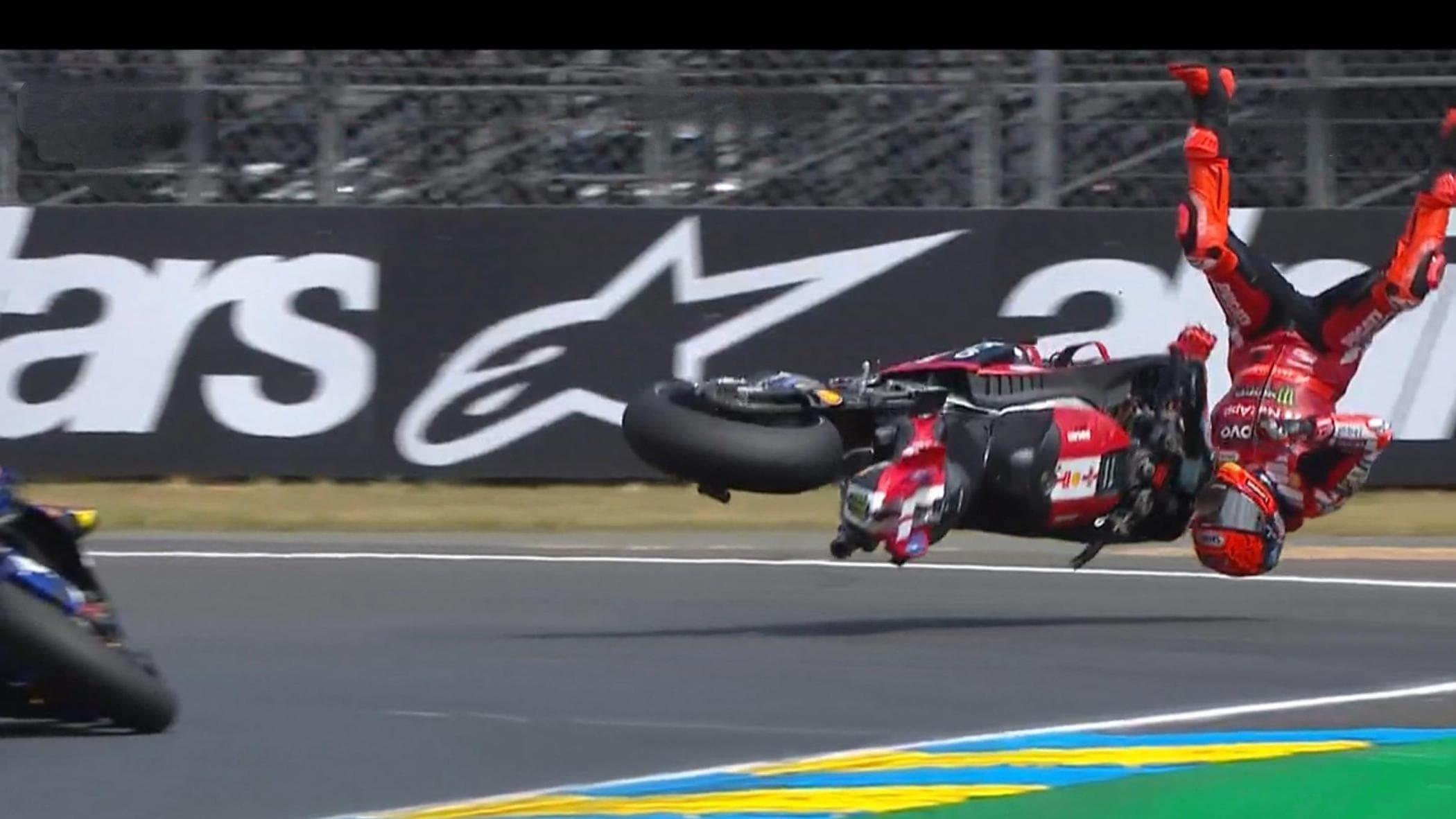 MotoGp, Martin vince la Sprint in Francia. Spaventosa caduta per Marc Marquez