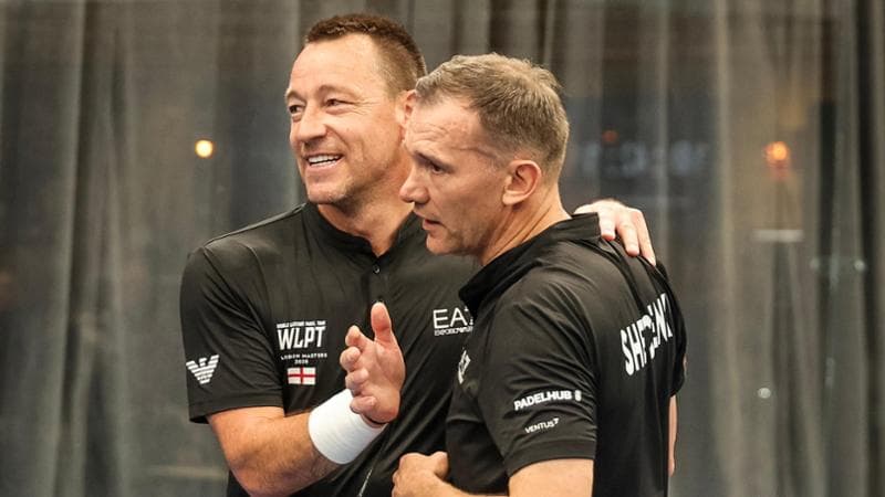 Bent e Gayle trionfano a Londra: successo all’EA7 World Legends Padel Tour1
