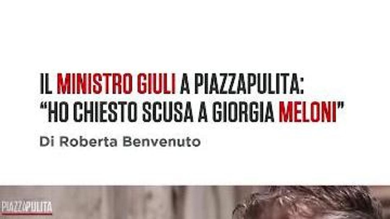 Giuli: "Ho chiesto scusa a Meloni per i toni usati in Consiglio dei ministri"