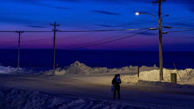 Al tramonto (Carlos Osorio/Reuters)