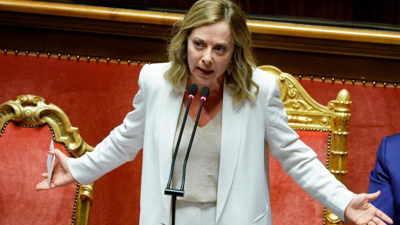 Meloni al premier time al Senato sui risultati del governo