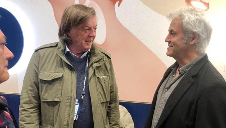 Adriano Panatta con Domenico Procacci
