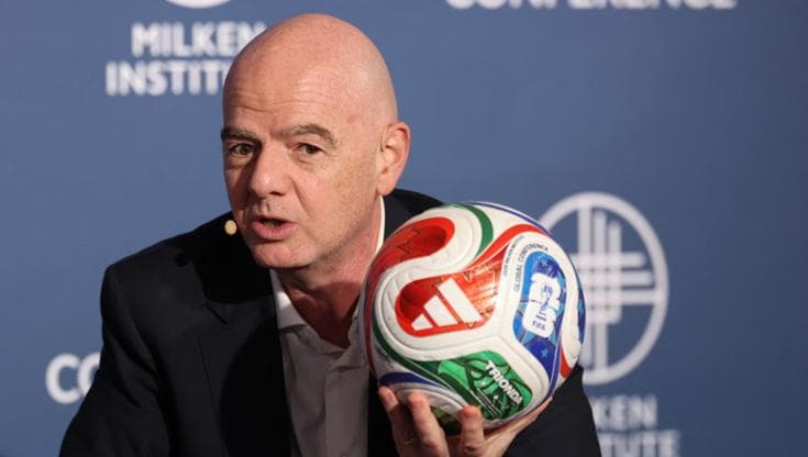 Il presidente della Fifa, Gianni Infantino