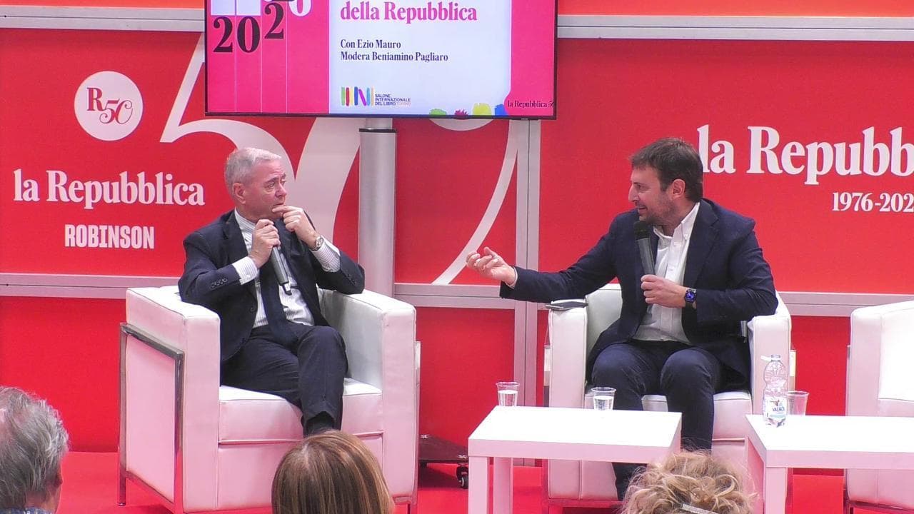 “2 giugno 1946, gli 80 anni della Repubblica”, il racconto di Ezio Mauro al Salone del libro