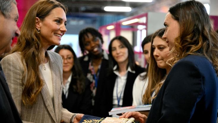 Lo sfondo dietro Kate Middleton