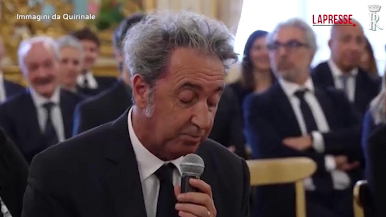 Sorrentino da Mattarella: "Con lei noi artisti vivremmo gioiosi, purtroppo però ci sono gli altri"