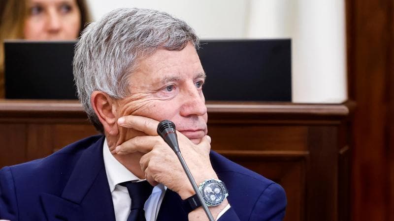 Il presidente della Lega Serie A, Ezio Maria Simonelli,